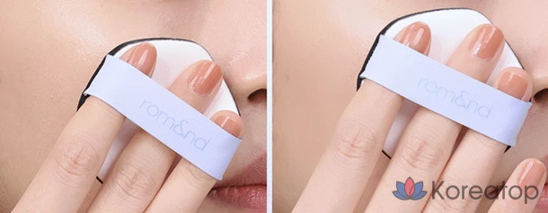 Тональный крем-кушон ROM&ND Bare Water 20 г, оттенок 05 Sand 25, 1 шт., фото 8