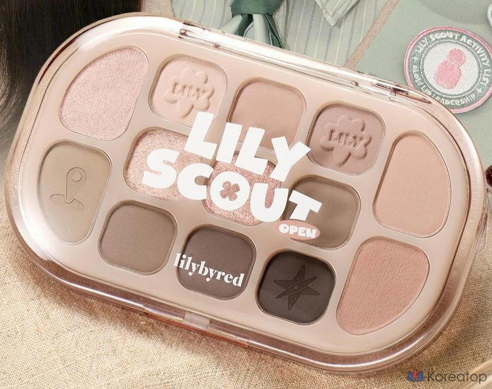 Палетка теней Lilybyred Dewy Fit, оттенок 05 «Миндальное молоко», 1 шт., фото 3