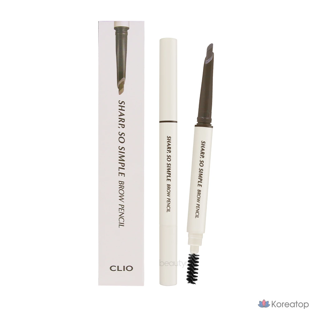 Карандаш для бровей Clio Sharp So Simple, 0,18 г, № 3, нейтрально-коричневый, 1 шт.