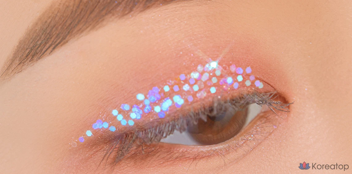 Гель для бровей Unleashia Get Loose Glitter Gel, оттенок N1 Aurora Catcher, 7 г, 1 шт., фото 2