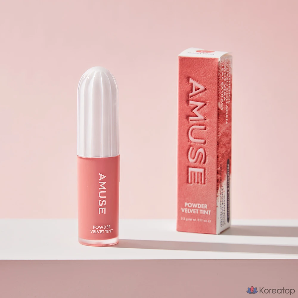 AMUSE Powder Velvet Tint, 02 Peanut Coral, 1 шт., фото 2