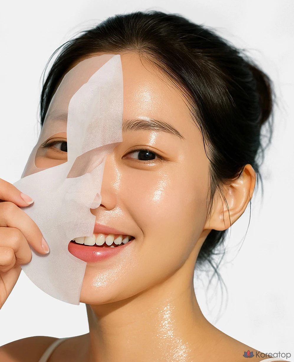 Набор натуральных увлажняющих масок с алоэ вера Eunyul, 50 штук, 2 упаковки., фото 7