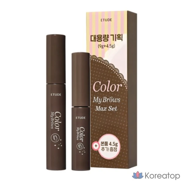 Тинт для бровей Etude House True Brow Cara, оттенок Rich Brown, 13.5 г, 1 шт.