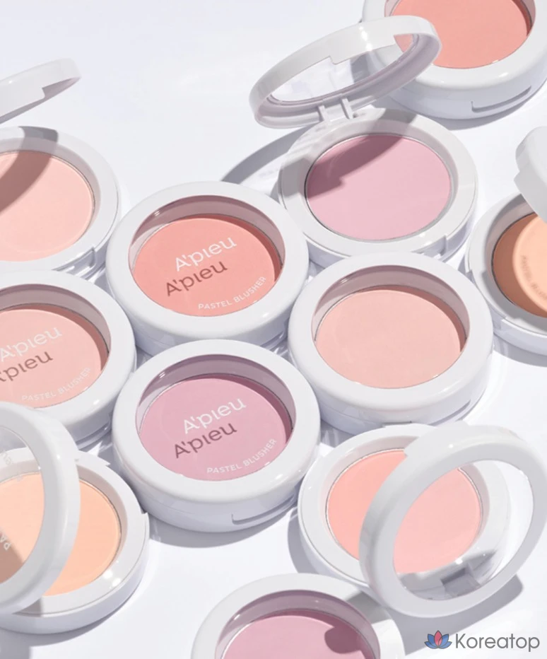 Пастельные румяна A'Pieu 4,3 г, RD02 Розово-коричневый, 1 шт., фото 2