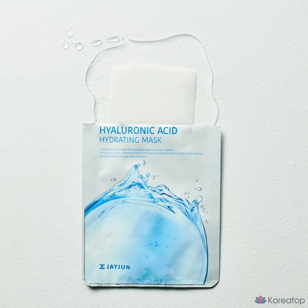 Увлажняющая маска с гиалуроновой кислотой Jayjun, 10 штук, 1 упаковка, фото 4