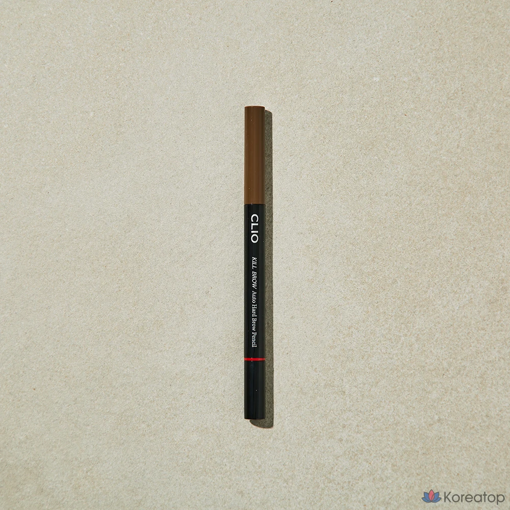 Карандаш для бровей Clio Kill Brow Auto Hard Eyebrow Pencil 0,31 г, № 2, светло-коричневый, 1 шт.
