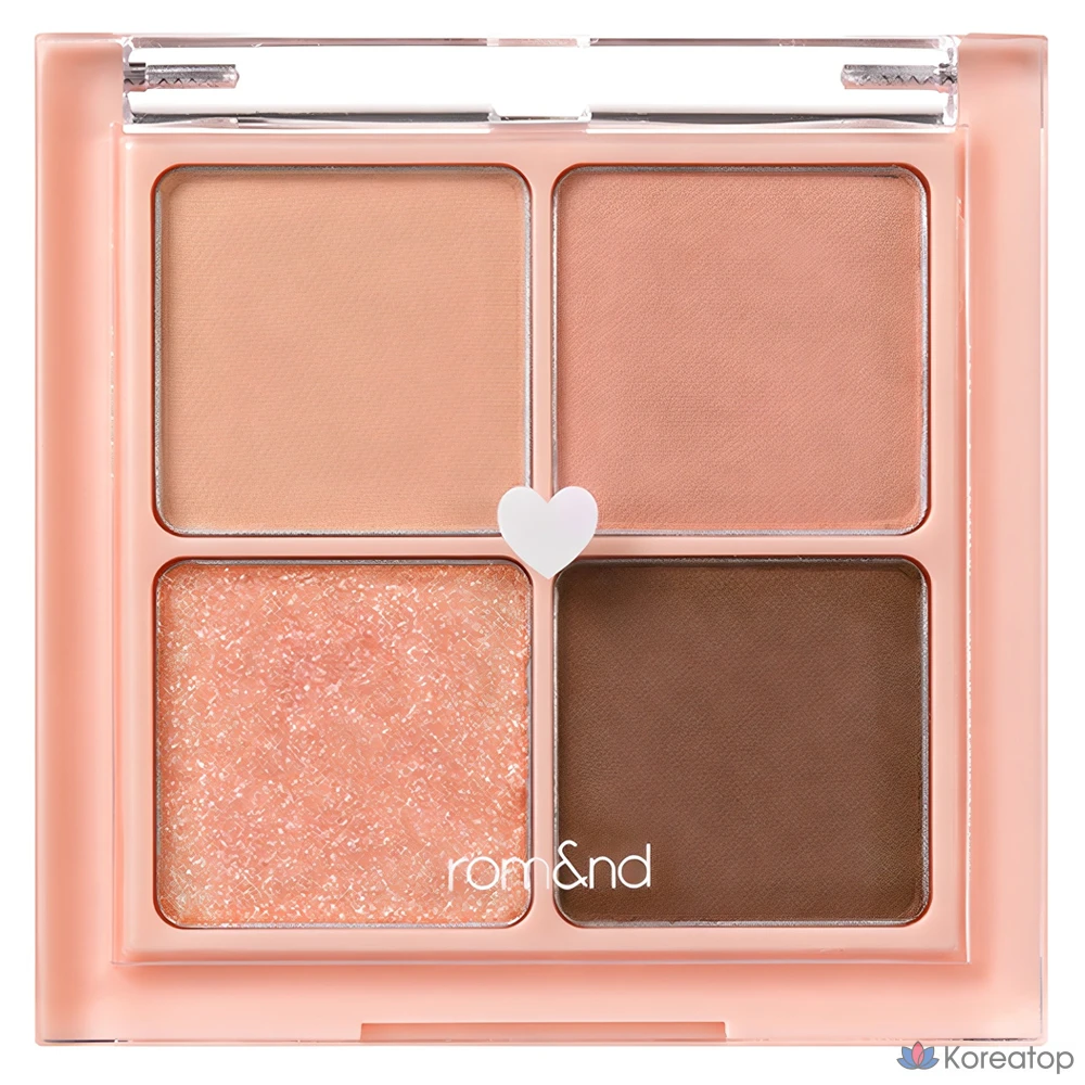 Палетка теней ROM&ND Better Than Eyes, оттенок 01 «Сушеный тюльпан манго», 1 шт.