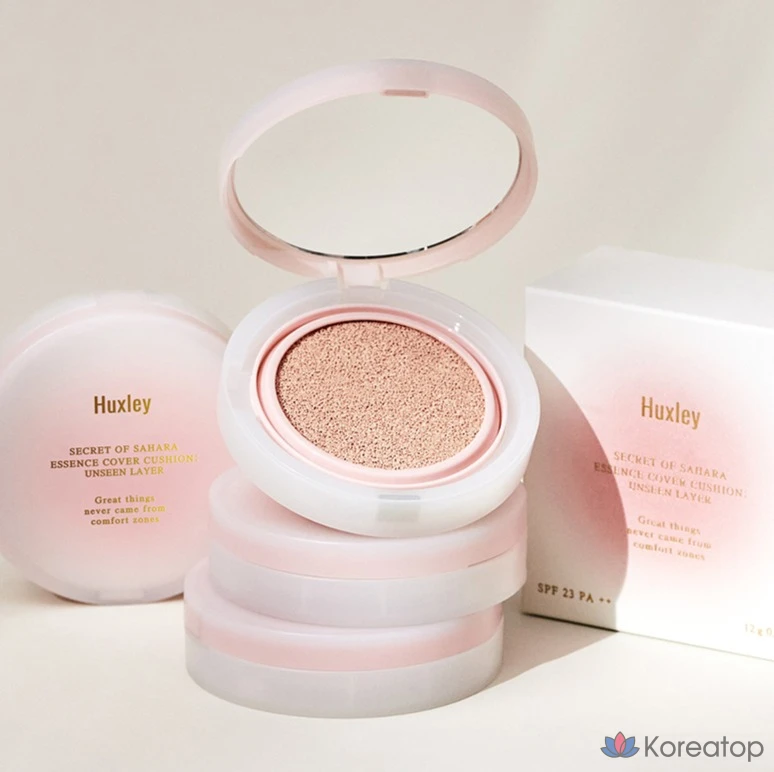 Сменный блок для тонального крема Huxley Essence Cover Unseen Layer, 12 г, оттенок Desert Peach, 1 шт.