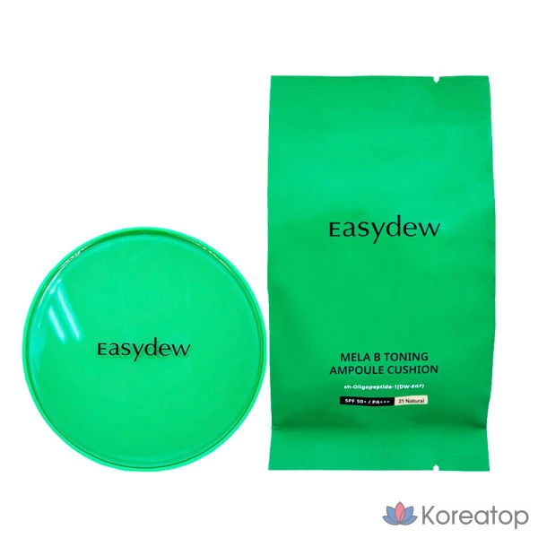 Тонизирующая ампула Easydew Mela B Toning Ampoule Cushion No. 21 Natural, 13 г + сменный блок, 13 г