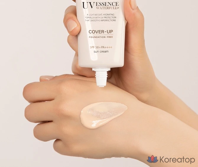 Солнцезащитный крем D'alba Waterfull Tone-Up Sunscreen Cover Beige SPF50+ PA++++, 50 мл, 1 шт.