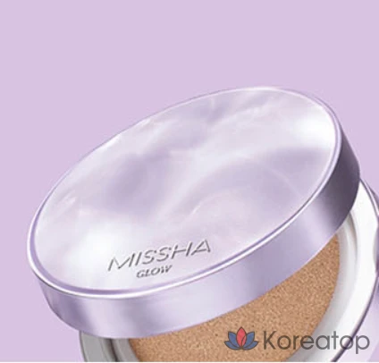 Сменный блок тонального крема Missha Glow Layering Fit Cushion, 14 г, № 17, цвет слоновой кости, 1 шт., фото 5