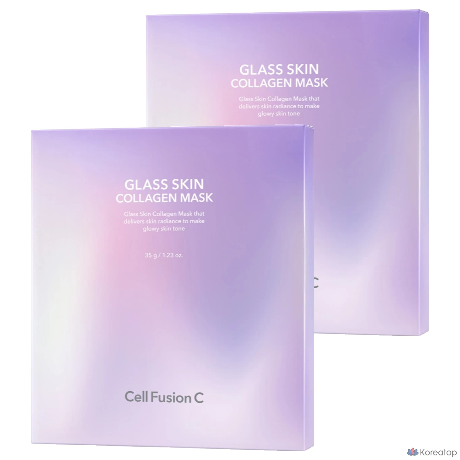 Коллагеновая маска Cellfusion C Glass Skin, 2 упаковки, 5 штук