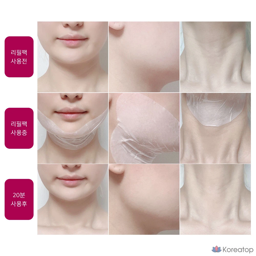 Набор крема для разглаживания морщин на шее ANACIS Bella Contour, 5 листов, 7 г, 1 упаковка, 6 штук., фото 5