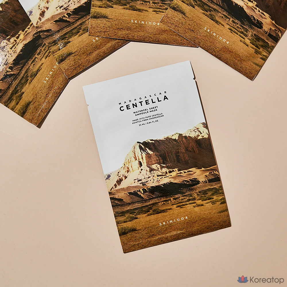 Набор из 2 ампул гелевых масок Skin Angel Madagascar Centella Water Gel Sheet Mask., фото 3