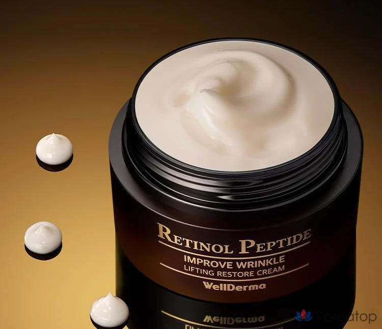 Восстанавливающий крем WellDerma с ретинолом и пептидами, 50 г, 1 шт.