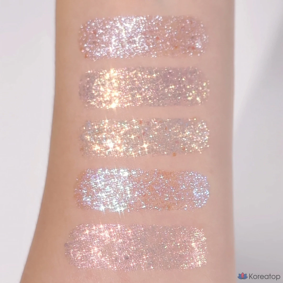 Светящиеся стеклянные блестки 3,5 г, Glow, 1 шт., фото 4