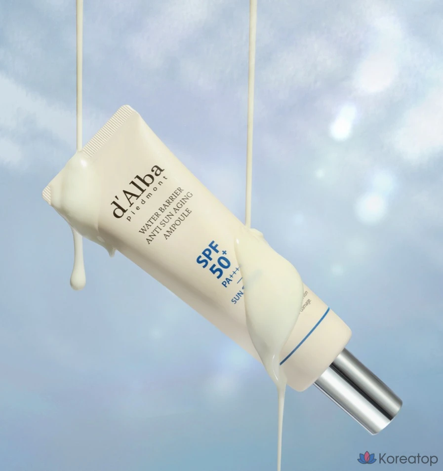 Ампула D'alba Water Barrier Anti-Sun Aging SPF50+ PA++++, 50 мл, 1 шт.