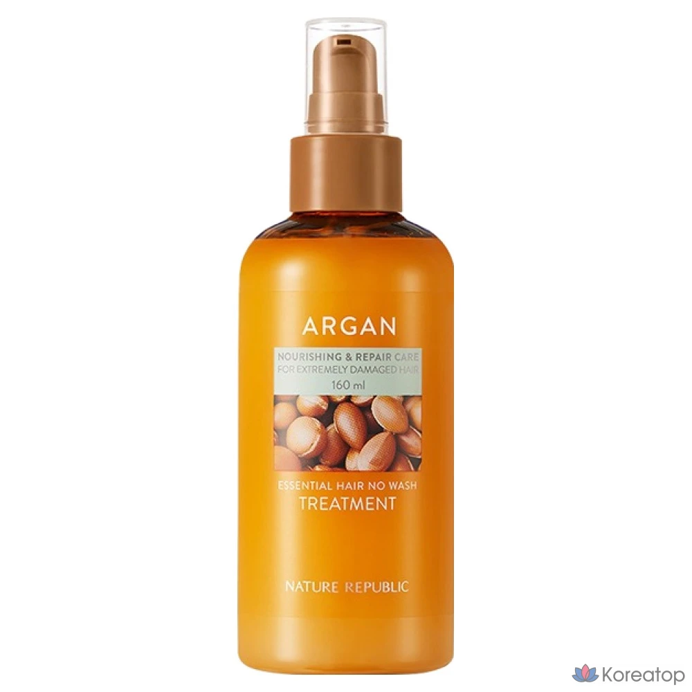 Nature Republic Argan Essential Hair No-Wash Treatment, 160 мл, 1 шт.