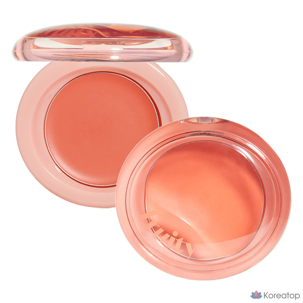 Бальзам для губ и щек Etude House Fruity Lip &amp; Cheek Blur Balm, 1 шт., 02 Освежающая папайя