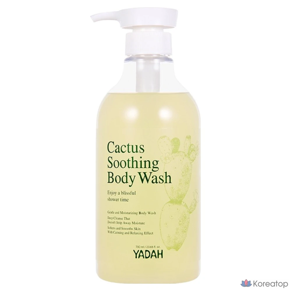 Гель для душа Yadah Cactus Soothing Body Wash, 1 шт., 700 мл