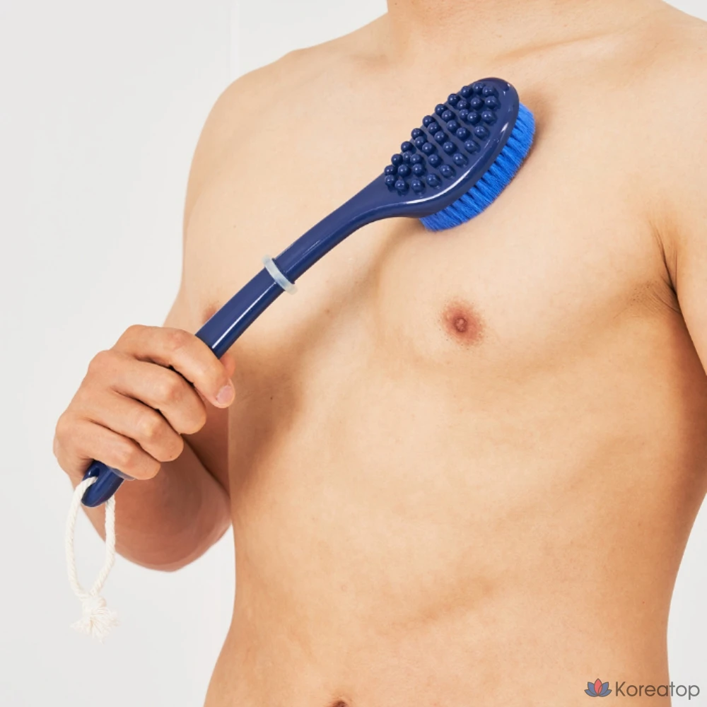 Универсальная щетка для тела Akei Derma+ Homme, темно-синяя, 1 шт., 3 шт., фото 6