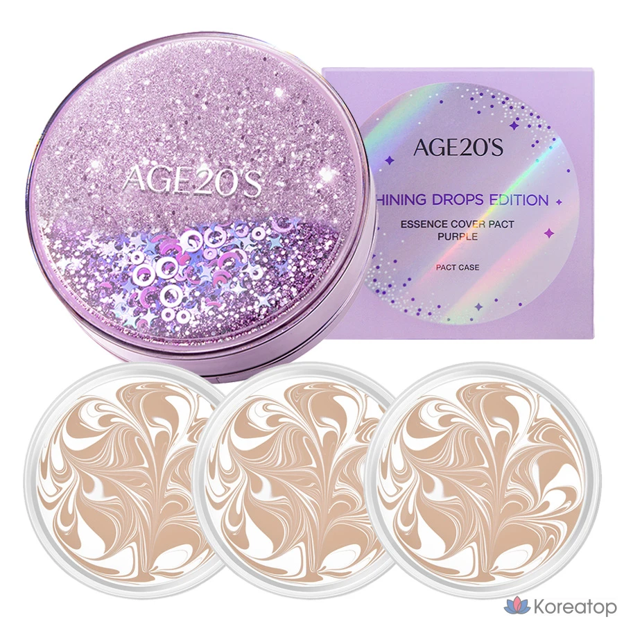 Эфирная жидкость для электронных сигарет Age 20's Shining Drop Edition, в компактном футляре + сменный блок, 3 шт., 12,5 г, № 13, белый латте, 1 шт.