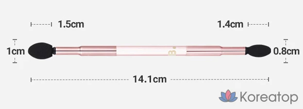 Губка-спинка Vanillaco с двумя наконечниками, 1 шт., разные цвета.