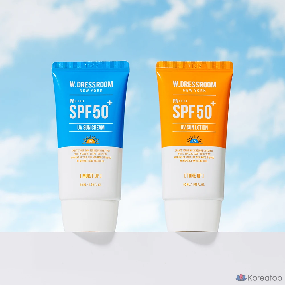 Увлажняющий солнцезащитный крем W.Dressroom SPF50+ PA++++, 50 мл, 1 шт.