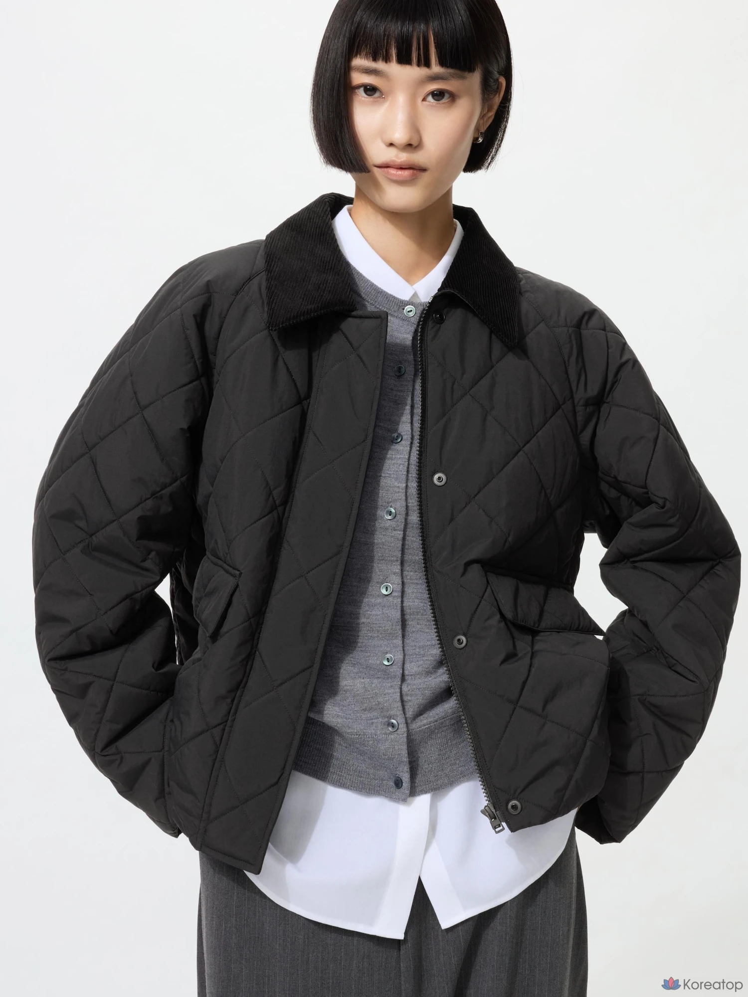 Утепленная куртка Uniqlo Padded Utility Short Jacket