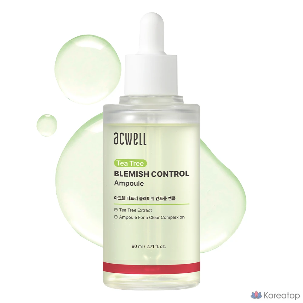 Ампула Acwell Tea Tree Blemish Control PDRN, 1 шт., 80 мл