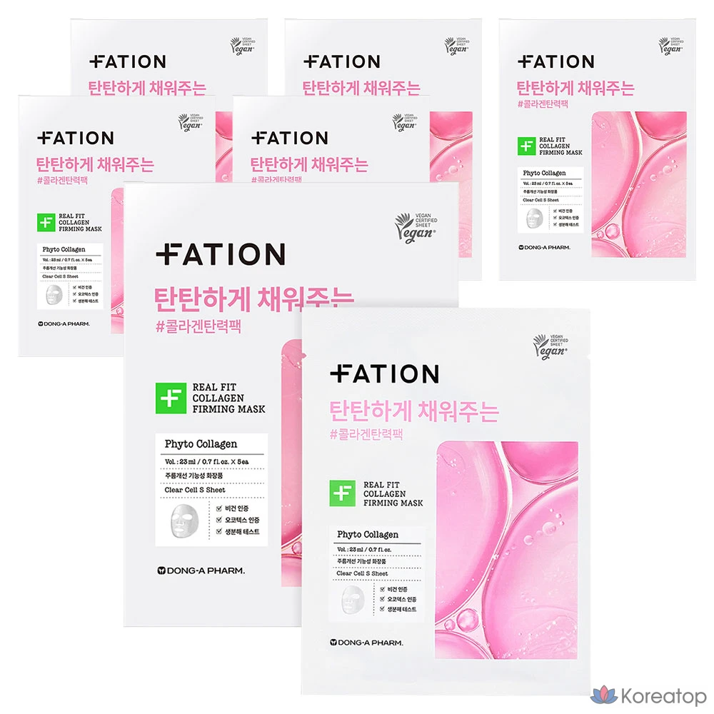 Укрепляющая коллагеновая маска Party On Real Fit, 23 мл, упаковка из 5 и 6 штук.