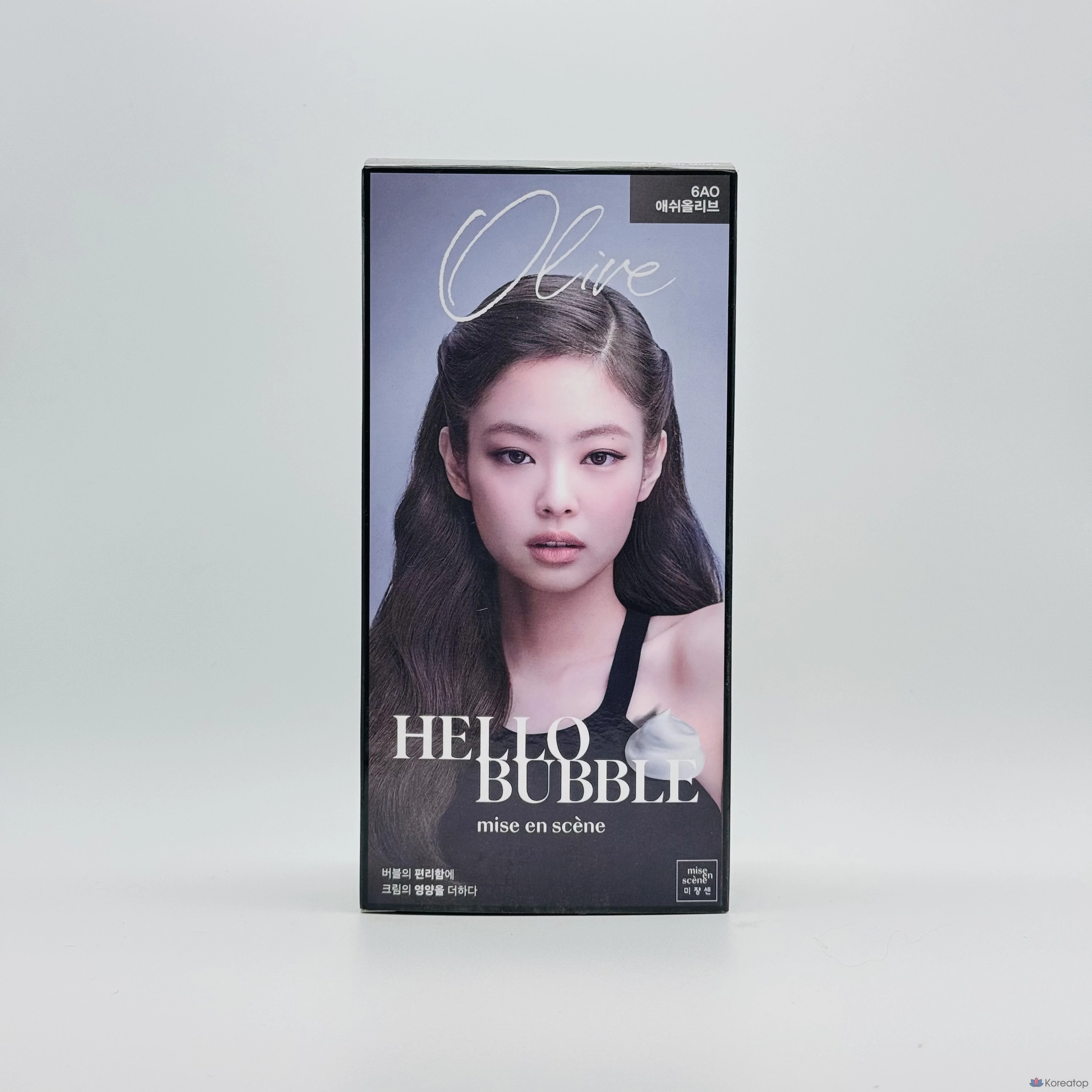 Краска для волос Mise en Scène Hello Bubble, Mise en Scène All New Hello Bubble 6AO Ash Olive, 30G, 1 упаковка