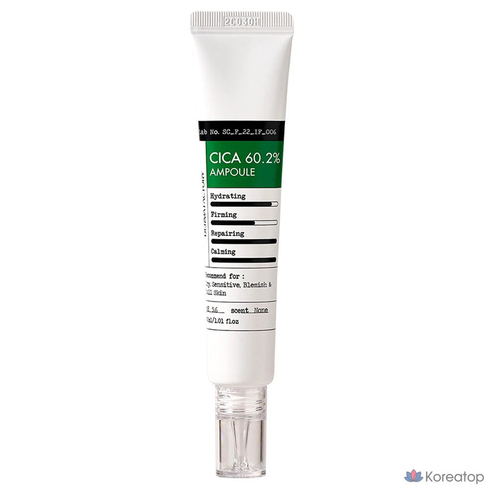 Ампула Derma Factory Cica 60.2 Pro, 30 мл, 1 шт.