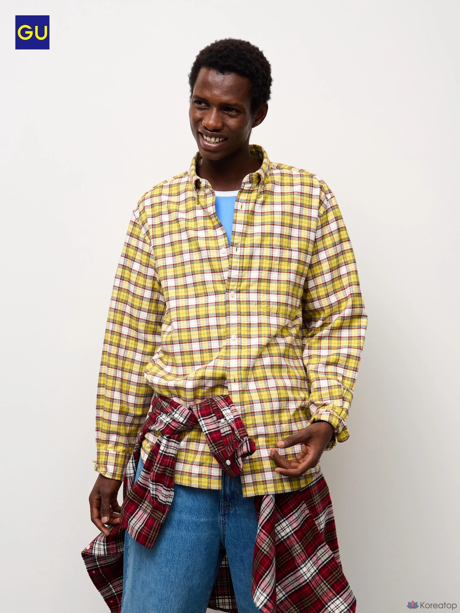 Рубашка Uniqlo Flannel Check Shirt B