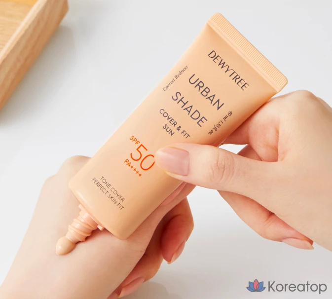 Набор Dewytree Urban Shade Cover & Fit Sunscreen SPF50+ PA++++ 40 мл + очищающее молочко 20 мл, 1 шт., фото 6