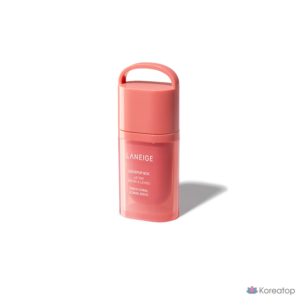 Тинт для губ LANEIGE Juice Pop Box Lip Tint, оттенок 4 Disco Coral, 4.5 г, 1 шт., фото 2