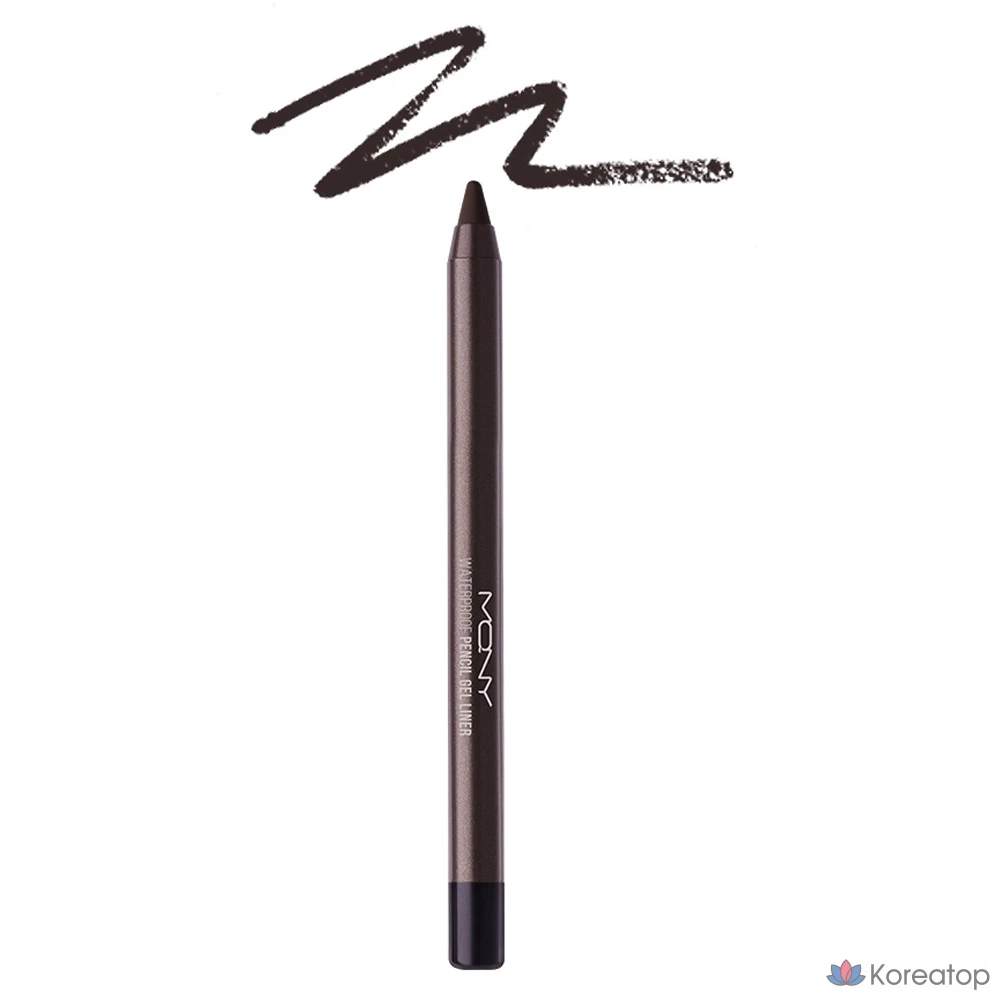 Водостойкий гелевый карандаш-лайнер McQueen New York 1,7 г, № 2, цвет эспрессо латте, 1 шт.