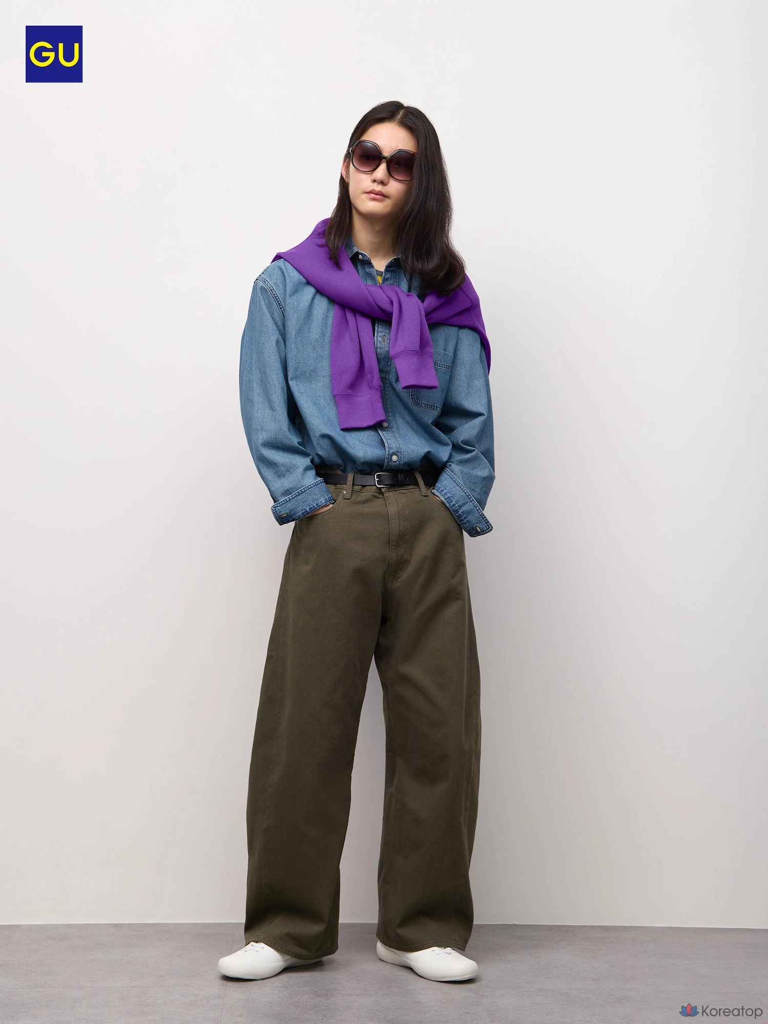 Джинсы Uniqlo 3D Barrel Leg Jeans, длина ноги 73-76 см