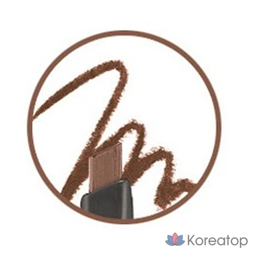 Авто-карандаш для бровей Designer Eyebrow, 0,3 г, 01 Светло-коричневый, 1 шт, фото 2