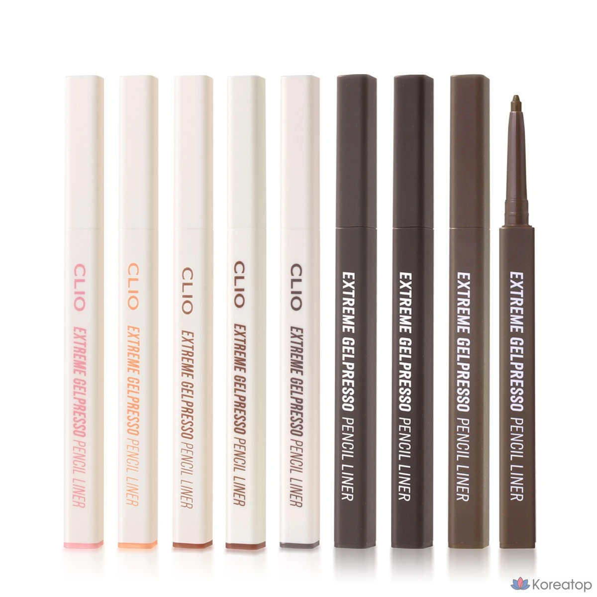 Карандаш для подводки глаз Clio Extreme Gelpresso, 0,35 г, цвет 05, приглушенно-коричневый, 1 шт.