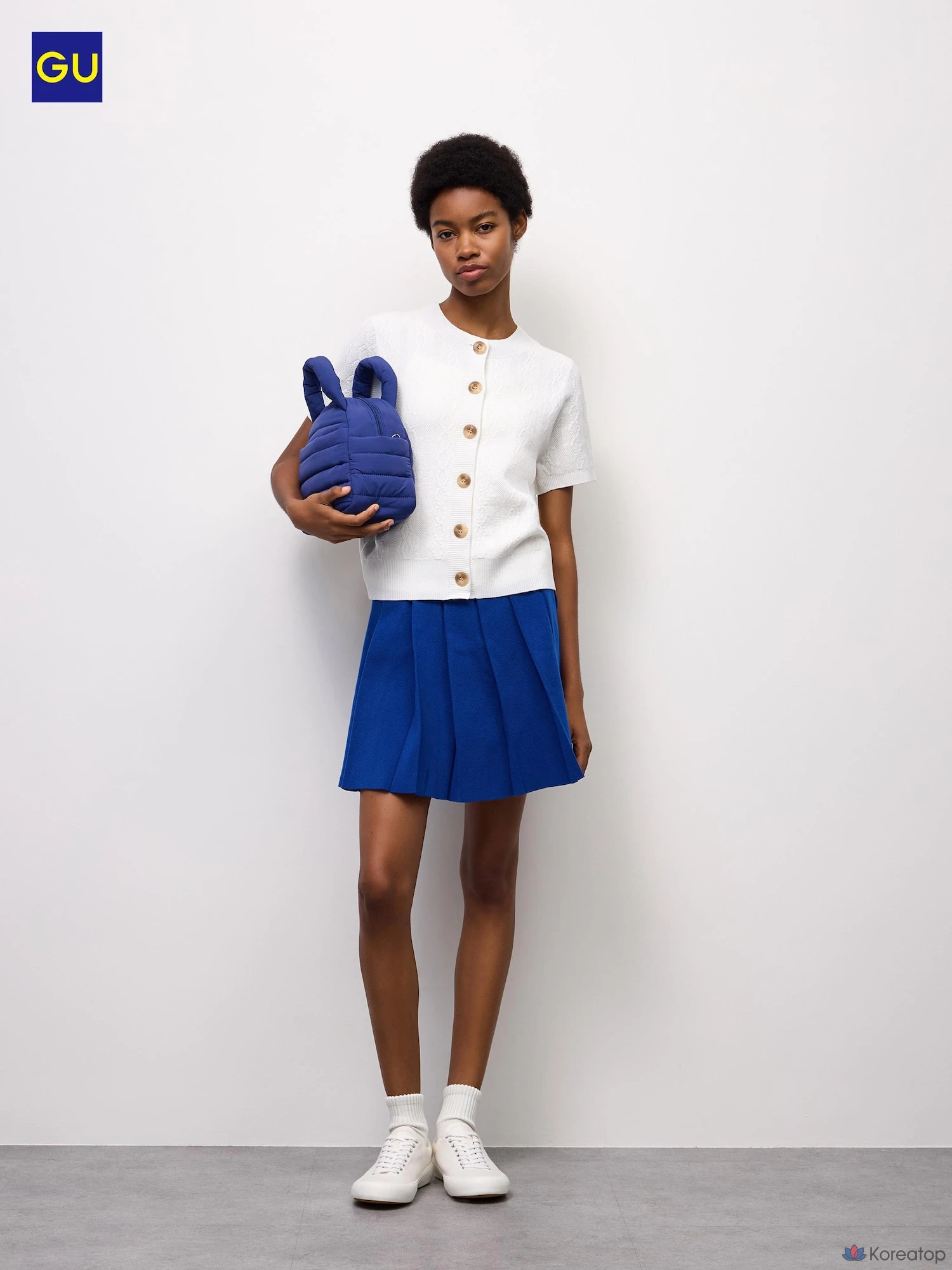 Мини-юбка Uniqlo Knit Pleated