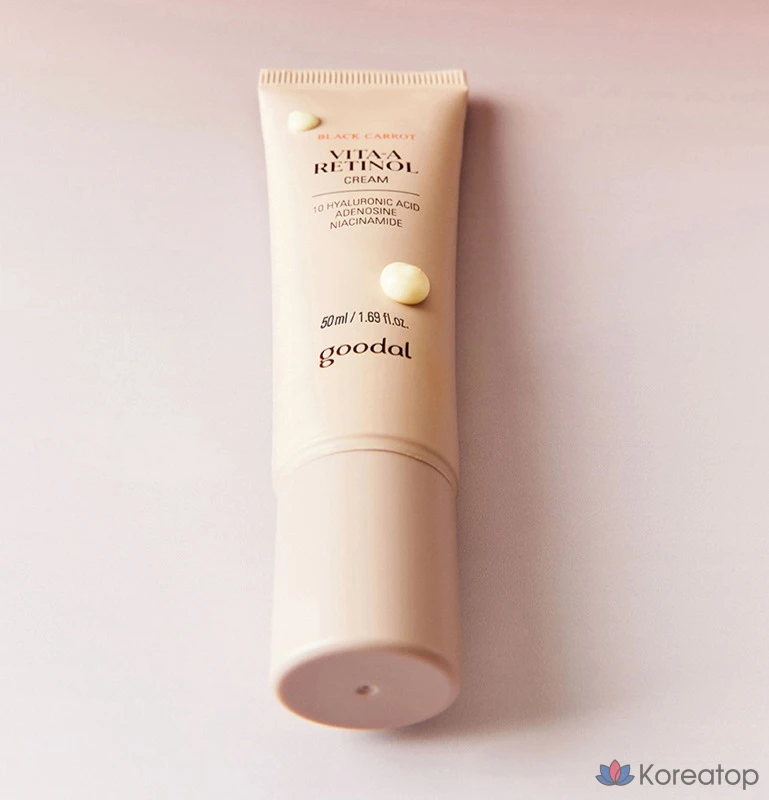 Укрепляющий крем Goodal Black Carrot Vita A с ретинолом, 50 мл, 1 флакон