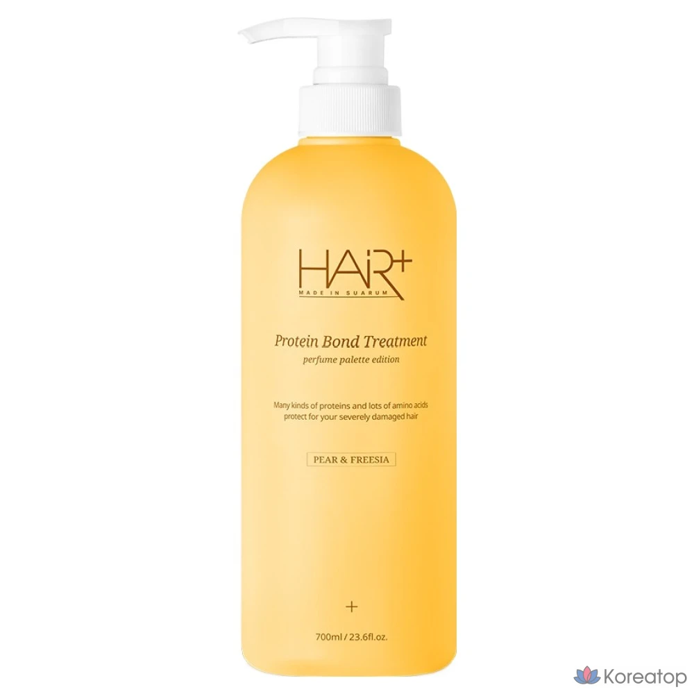 Средство для восстановления волос Hair Plus Protein Bond Treatment со вкусом груши и фрезии, 700 мл, 1 шт.