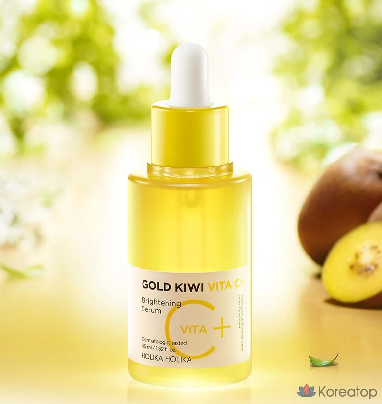 Holika Holika Gold Kiwi Vita C Plus Brightening Serum, 3 предмета, 3 комплекта, фото 3