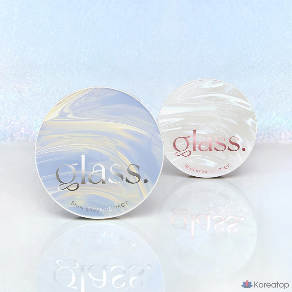 Age 20's Glass Skin Essence Pact Perfect, набор из 12,5 г + 12,5 г сменных блоков, № 23, нейтральный бежевый