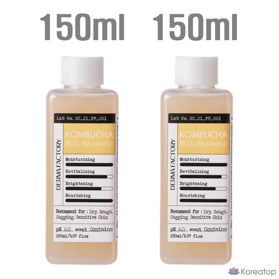 Derma Factory Комбуча 80% для лечения, 300 мл, 1 шт.