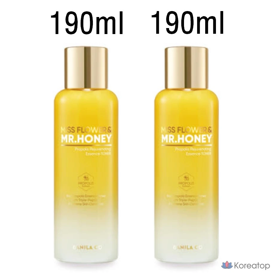 Тоник-эссенция Vanillaco Miss Flower & Mr. Honey с прополисом, 380 мл, 1 шт.