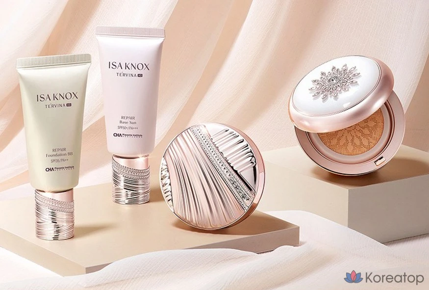 Набор 3CE Tervina Advanced Essence Cushion 15 г + сменный блок 15 г + рассыпчатая пудра 7 г, № 23 Натуральный бежевый, 1 шт.