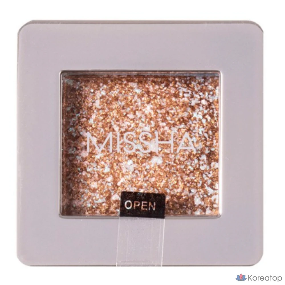 Тени для век Missha Glitter Prism, 2 г, Kitten Prism (мятно-бежевый с блестками), 1 шт.