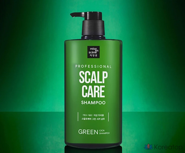 Mise en Scene Scalp Care Зеленый шампунь Cica, 1 л, 1 шт., фото 3
